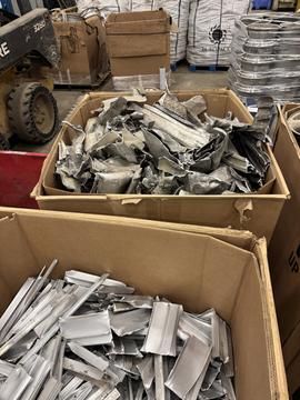 GetMyScrap | Aluminum Scrap Metal in Bins for Recycling