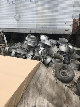 GetMyScrap | Pile of Aluminum Wheels for Scrap Metal Recycling