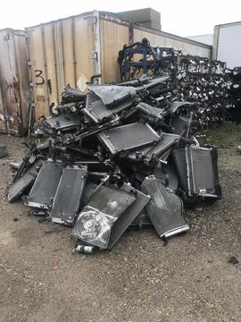GetMyScrap | Pile of Scrap Radiators for Metal Recycling