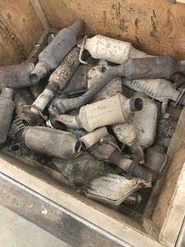 GetMyScrap | Pile of Used Catalytic Converters for Recycling