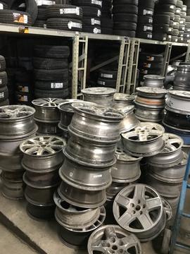 GetMyScrap | Pile of Aluminum Wheels for Scrap Metal Recycling