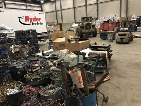 GetMyScrap | Scrap Metal Recycling Facility with Various Metal Types and Equipment
