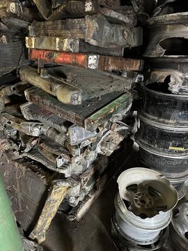 Stacked Scrap Metal Ready for Recycling at GetMyScrap