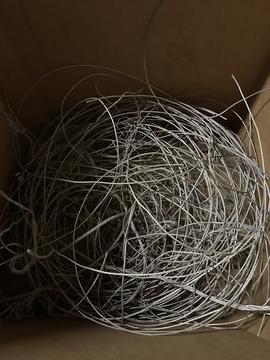 Scrap Metal Recycling: Coiled Aluminum Wire for Reuse
